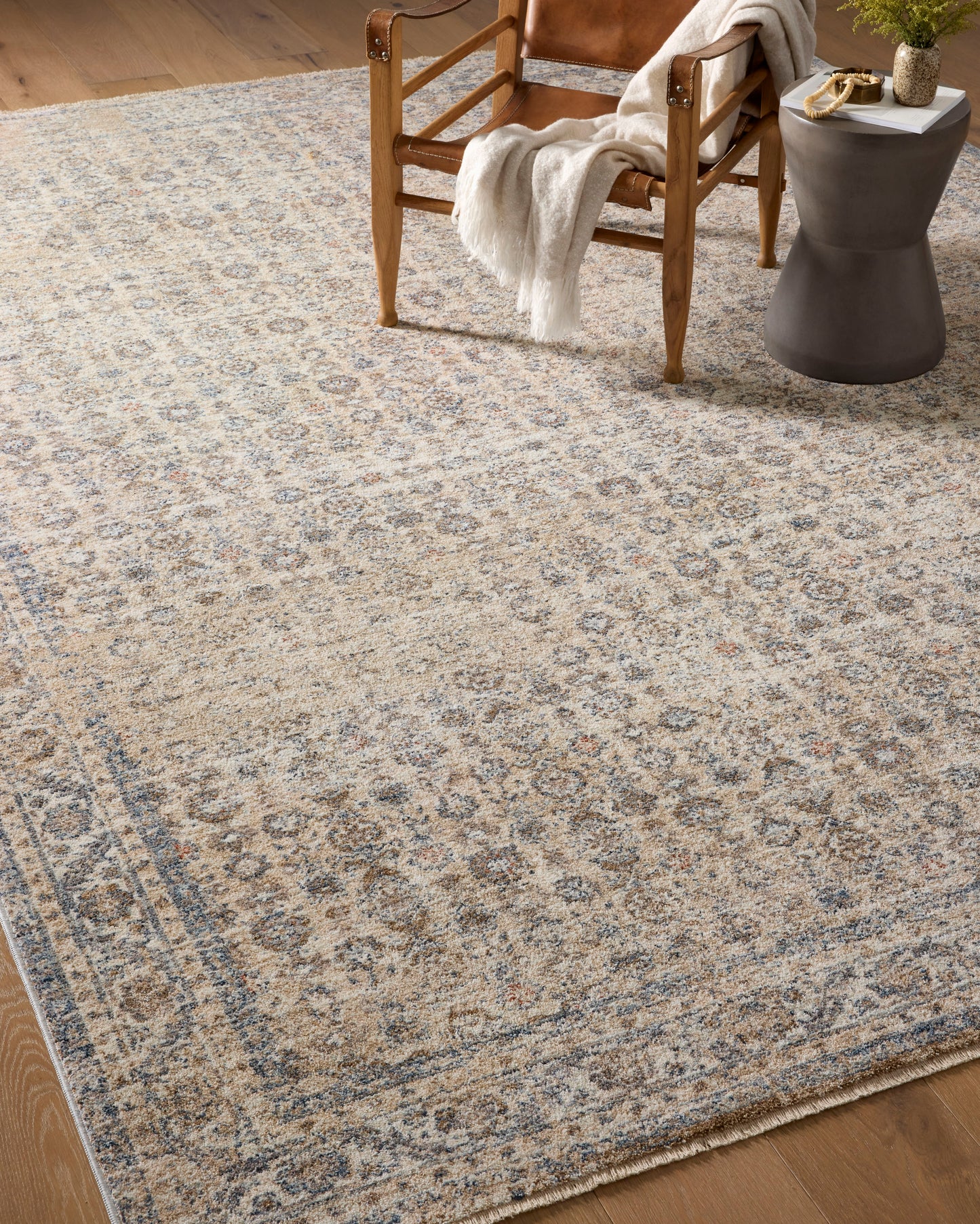 Tapete Blake beige y denim