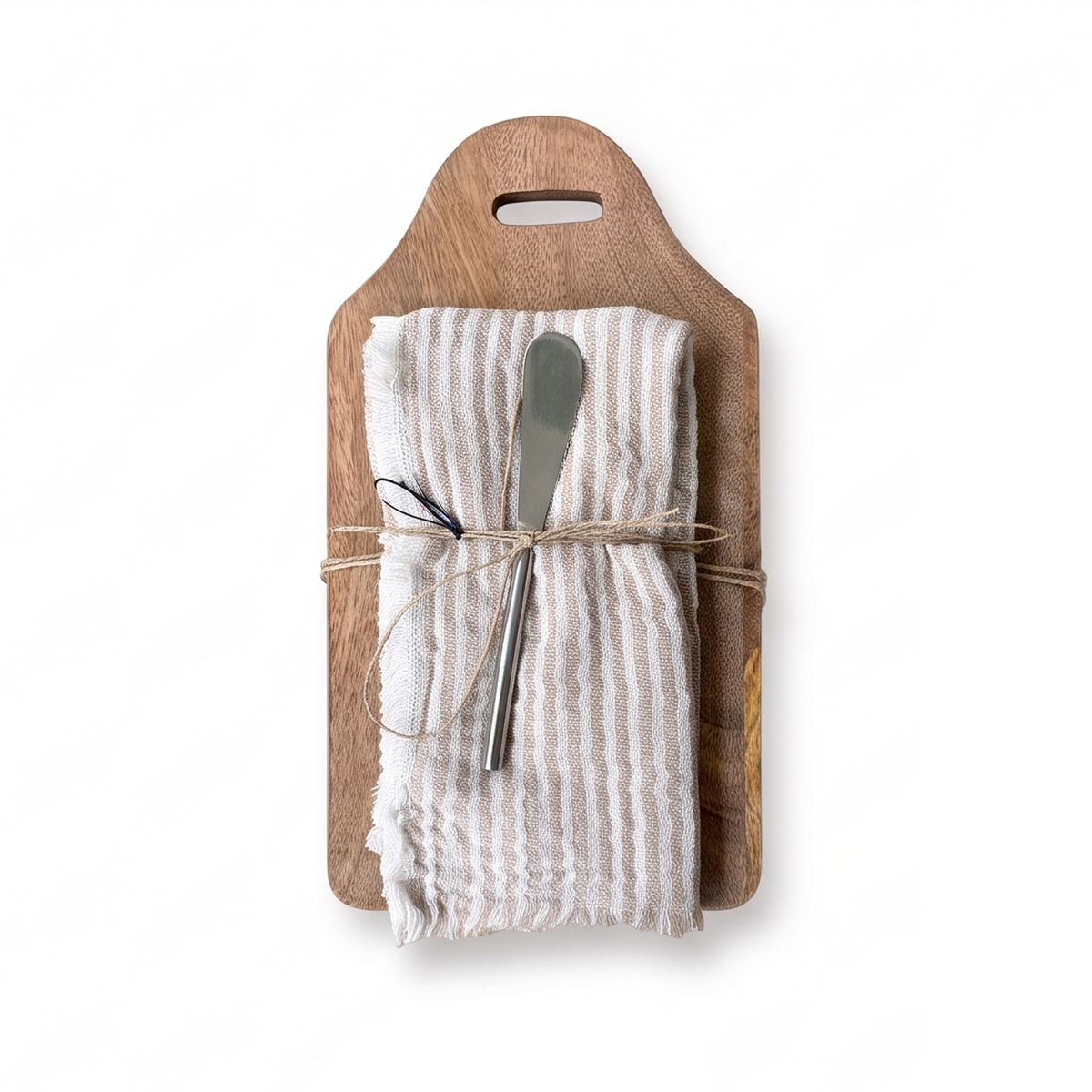 Tabla para quesos de madera de mango, forma rectangular