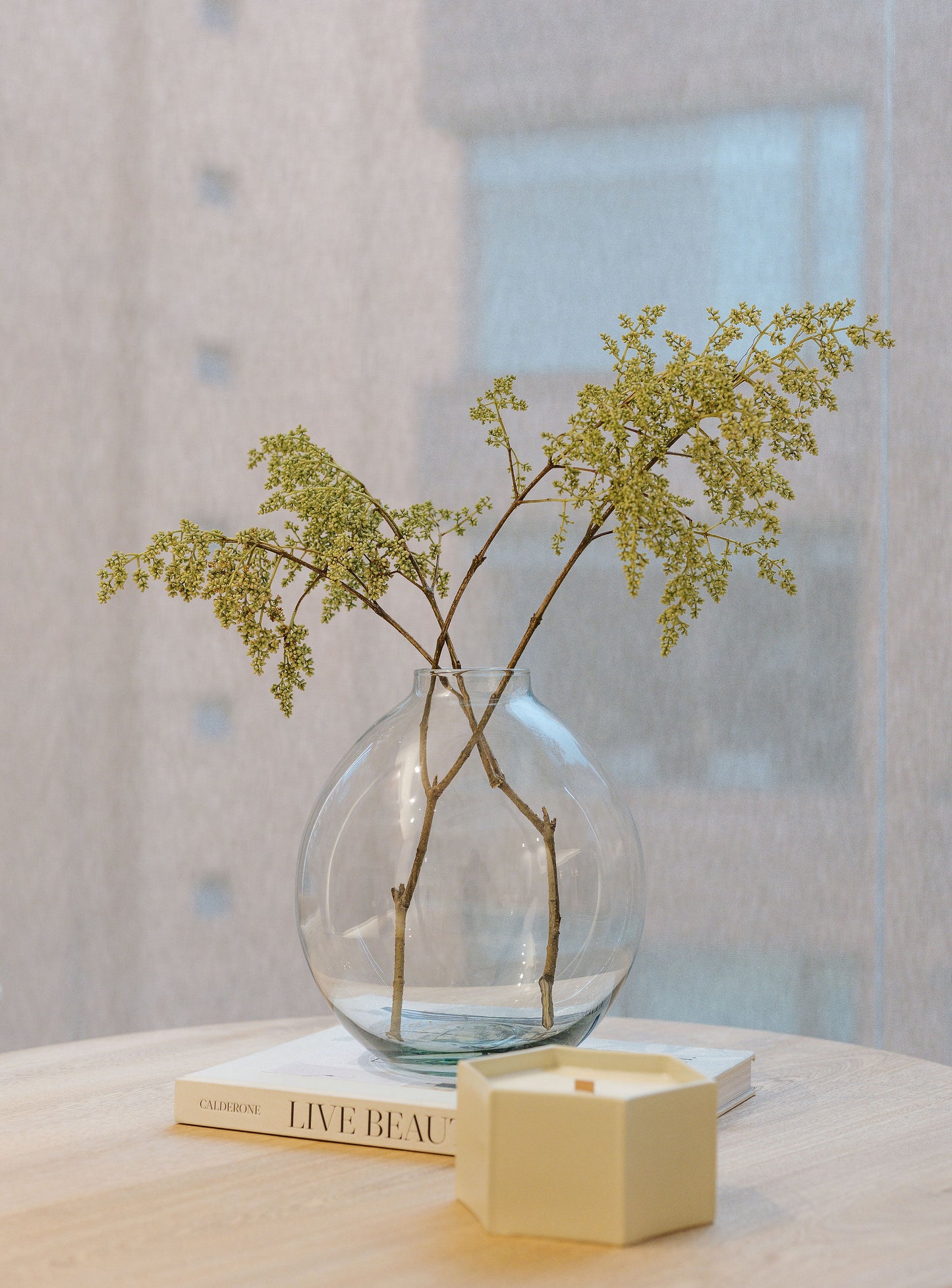 Vela Hexagonal Cerámica