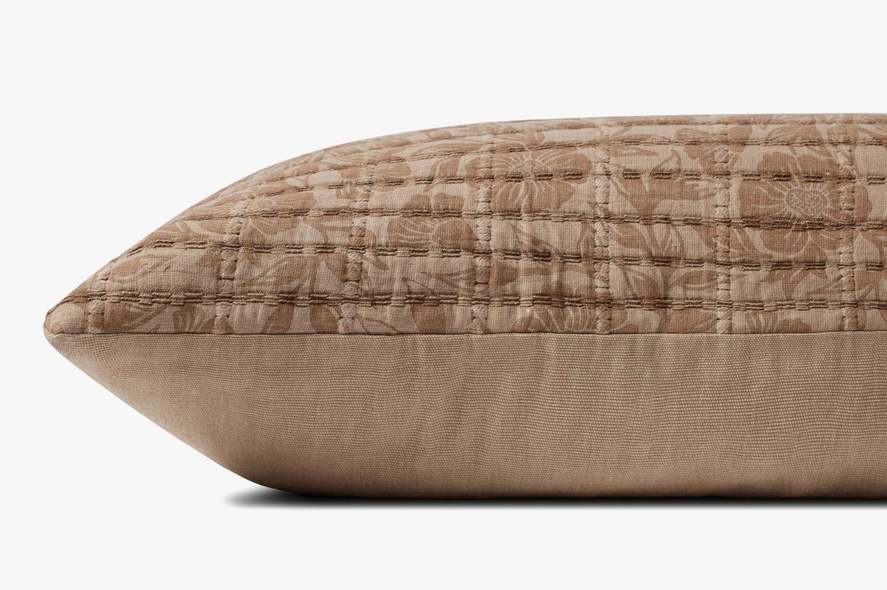 Cojín Flores Canela 90x30 con relleno