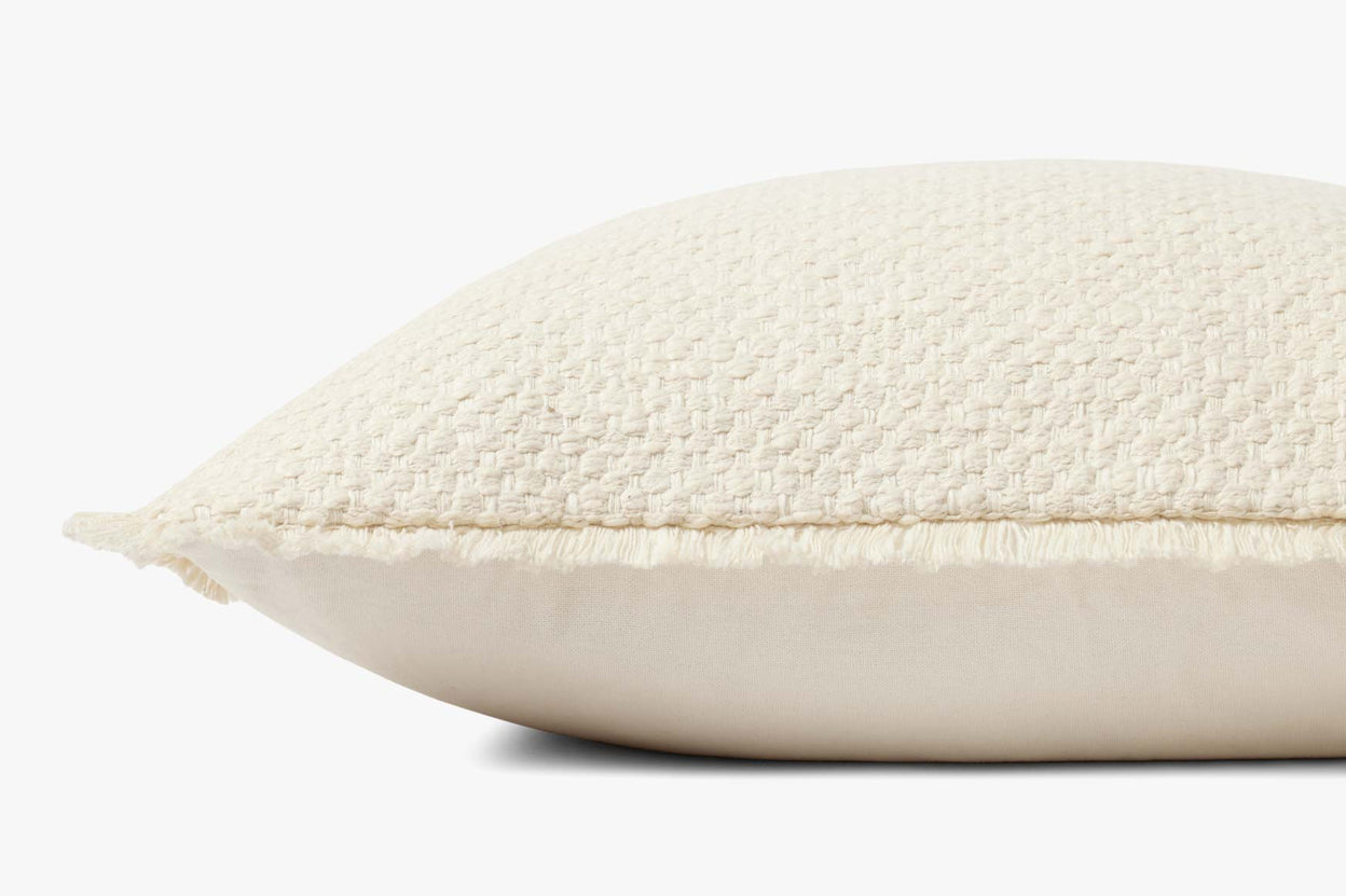 Cojín Sólido Marfil Valle 55x55 con relleno