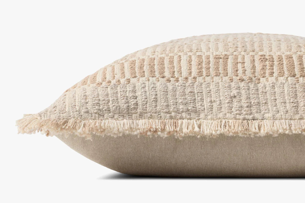 Funda Cojín Tejido Sácama Beige 55x55