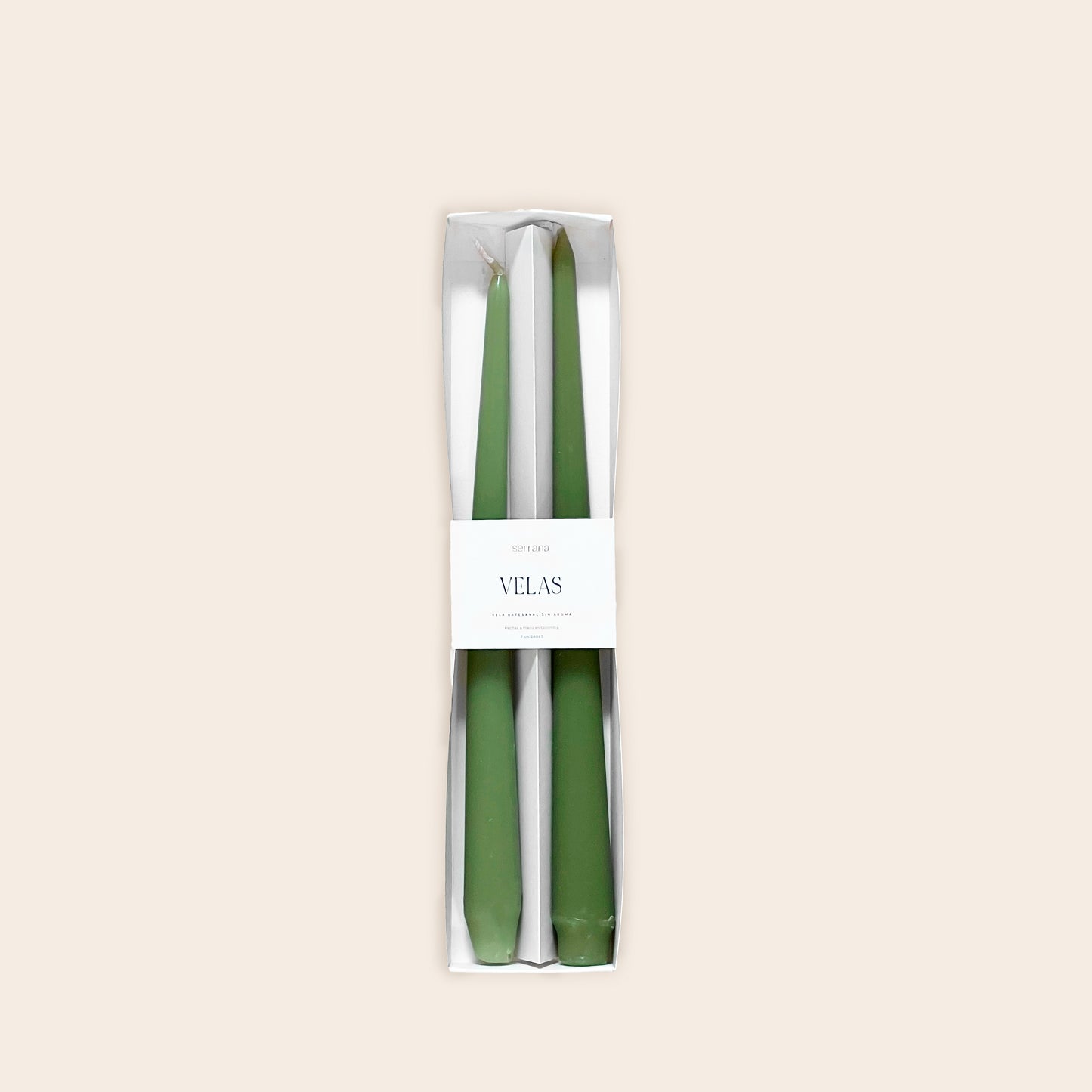 Velas Altas Lisas Verdes