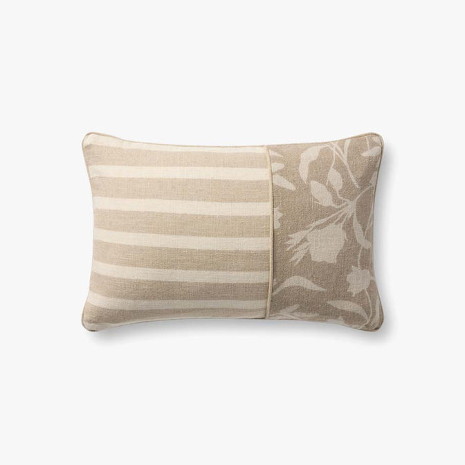 Funda Silvia Flores Beige Lumbar