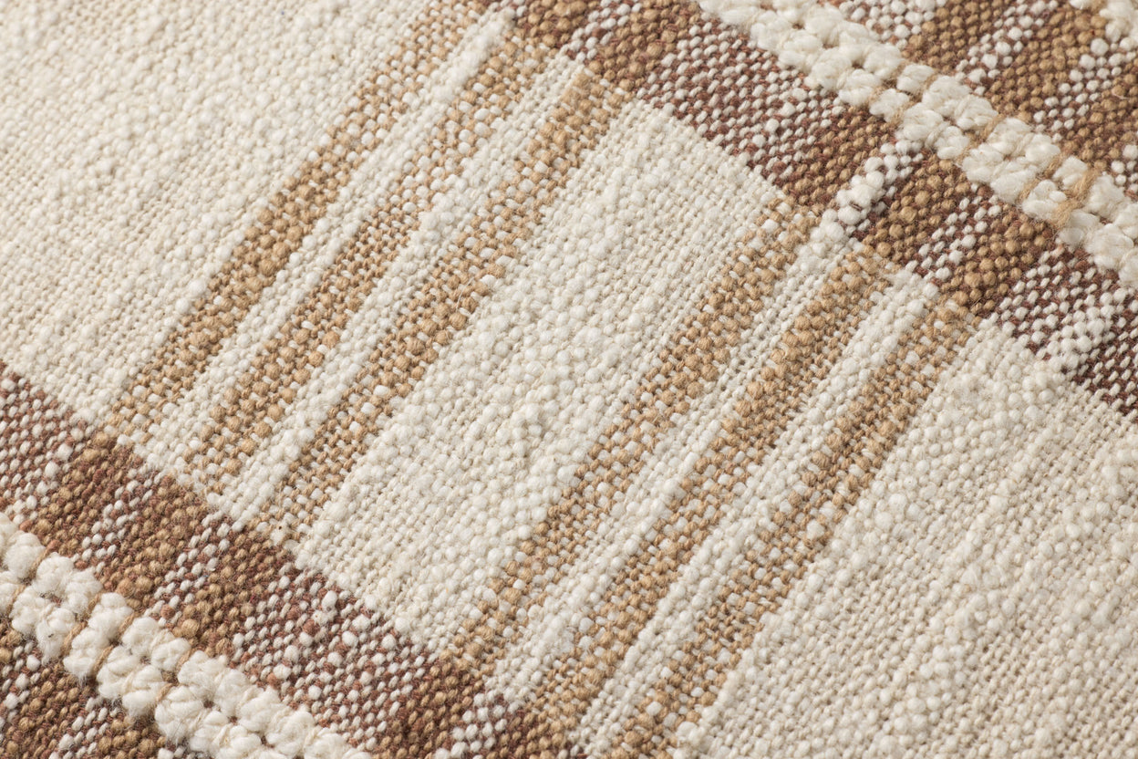 Funda Cojín Rayas Terracota 55x55