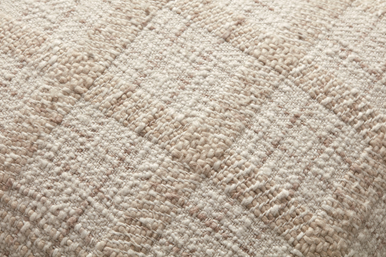 Cojín Cuadros Paca Marfil 45x45 con relleno