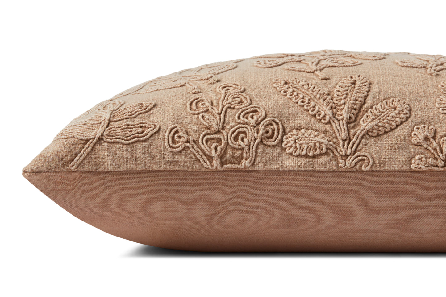 Cojín bordado floral Louise 30x70 con relleno