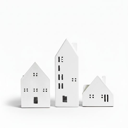 Pueblo Navideño en cerámica