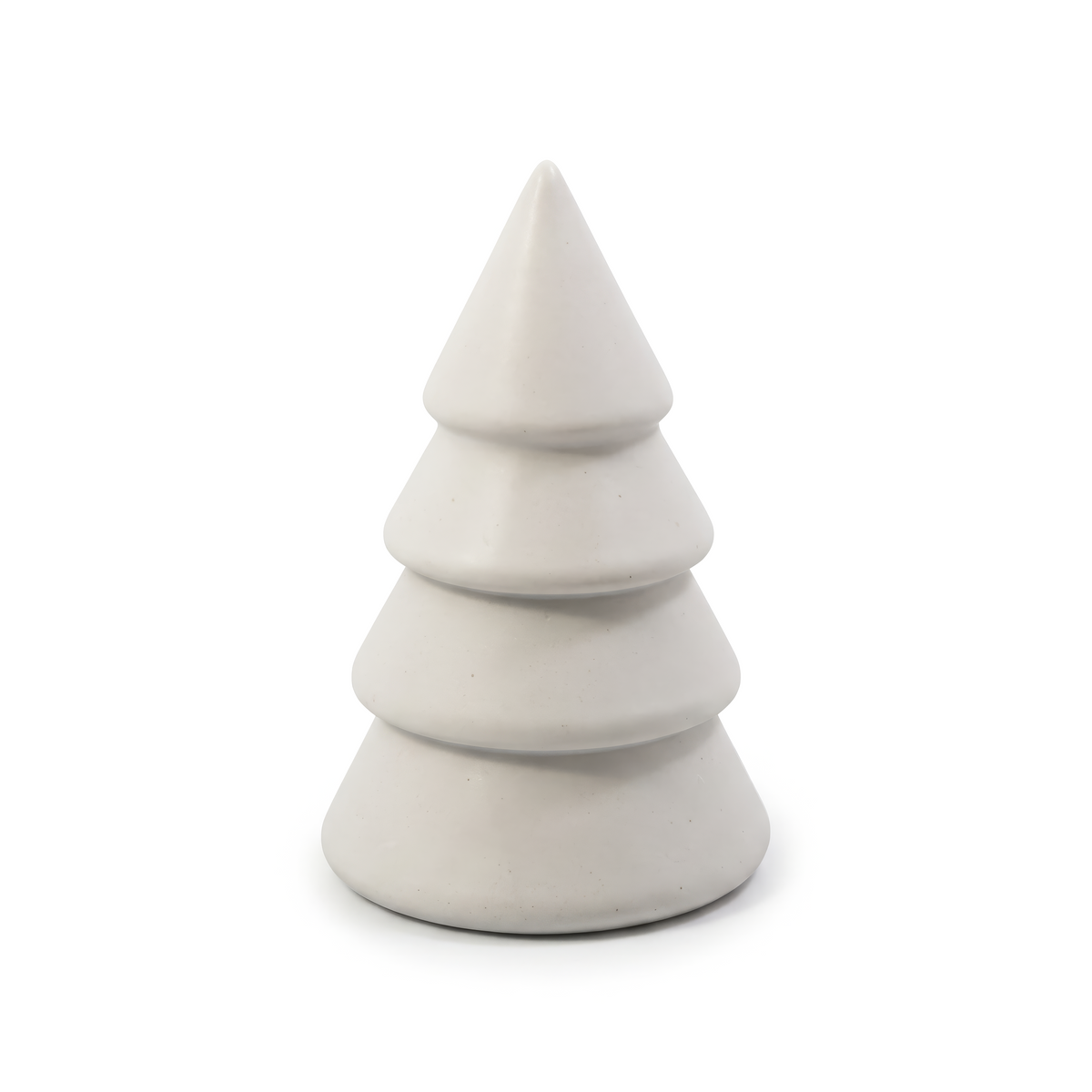 Vela arbolito apilable blanco mate