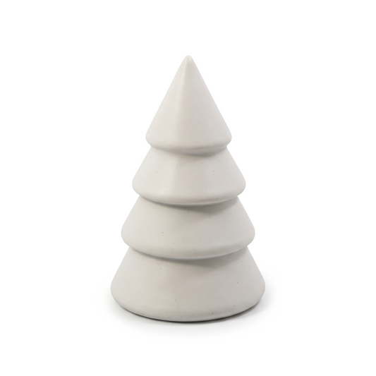 Vela arbolito apilable blanco mate
