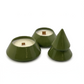 Vela arbolito apilable verde brillante