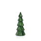 Árbol decorativo de vidrio verde con luz LED