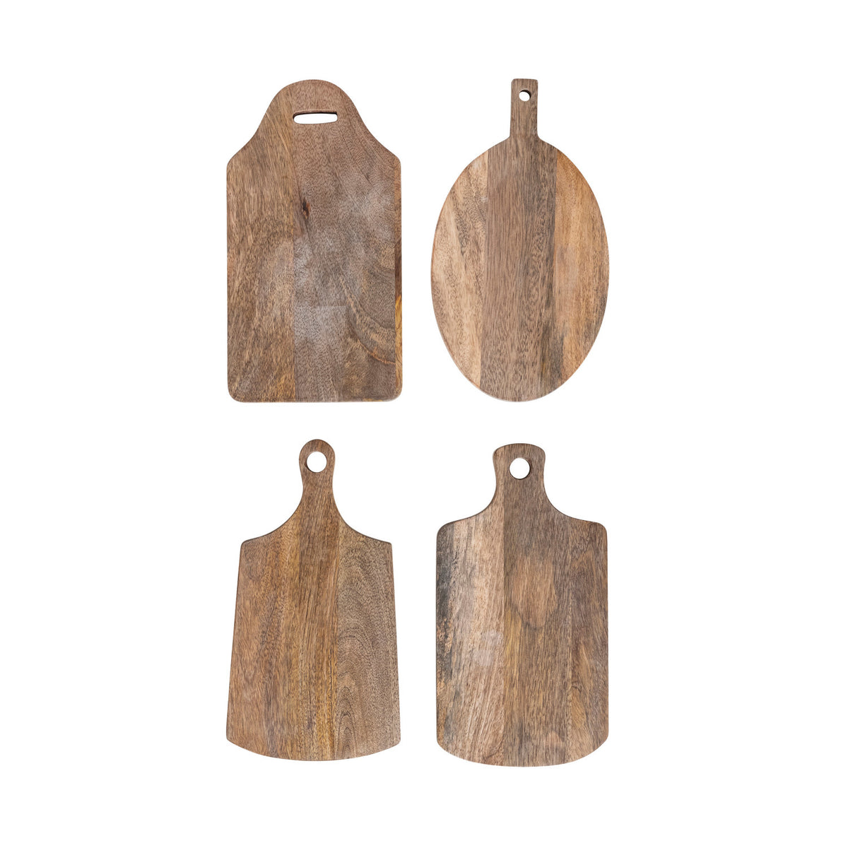 Tabla para quesos de madera de mango con cuchillo