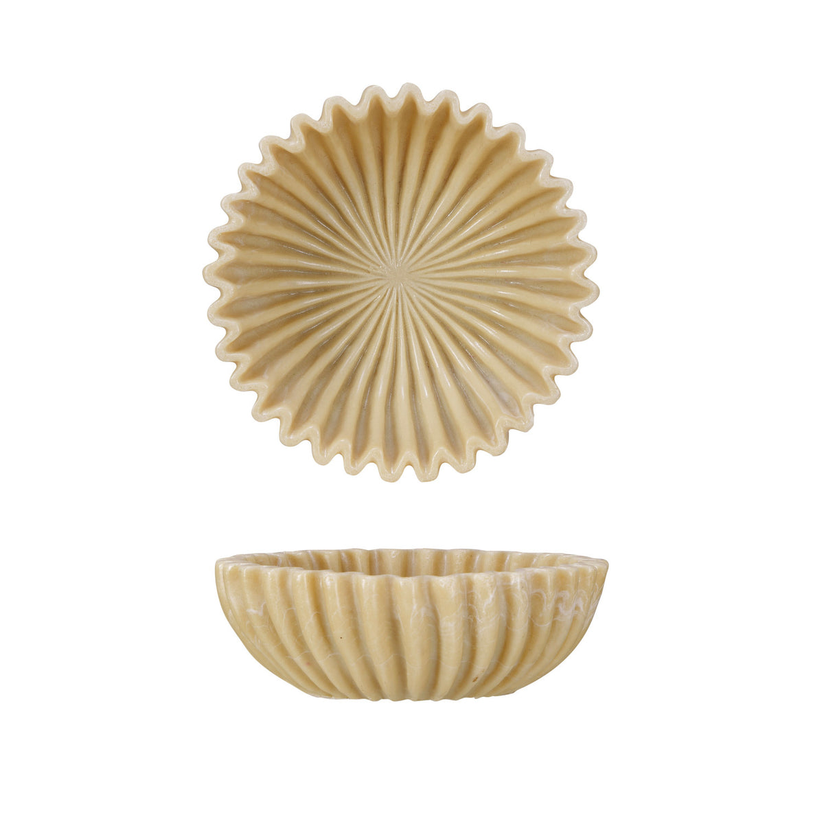 Bowl decorativo acanalado
