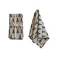 Set 4 servilletas de algodón con árbol navideño